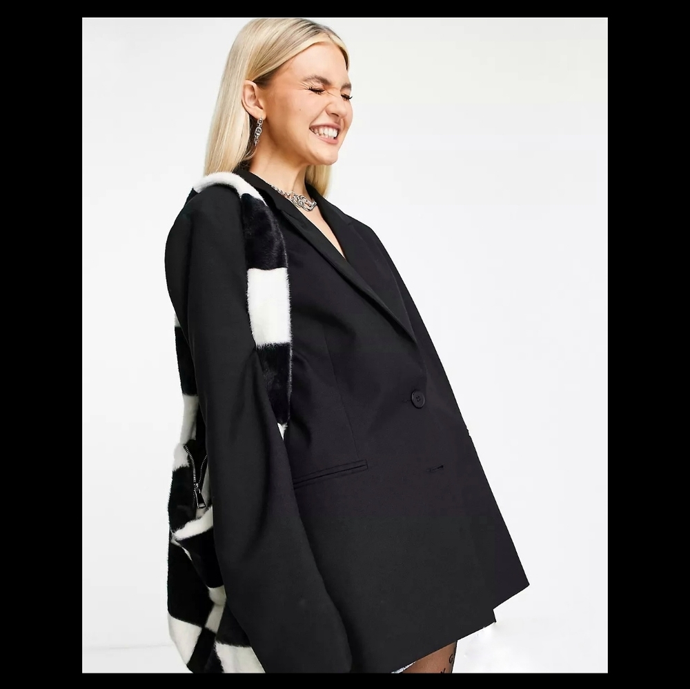 NWT Collusion Oversized Dad Blazer